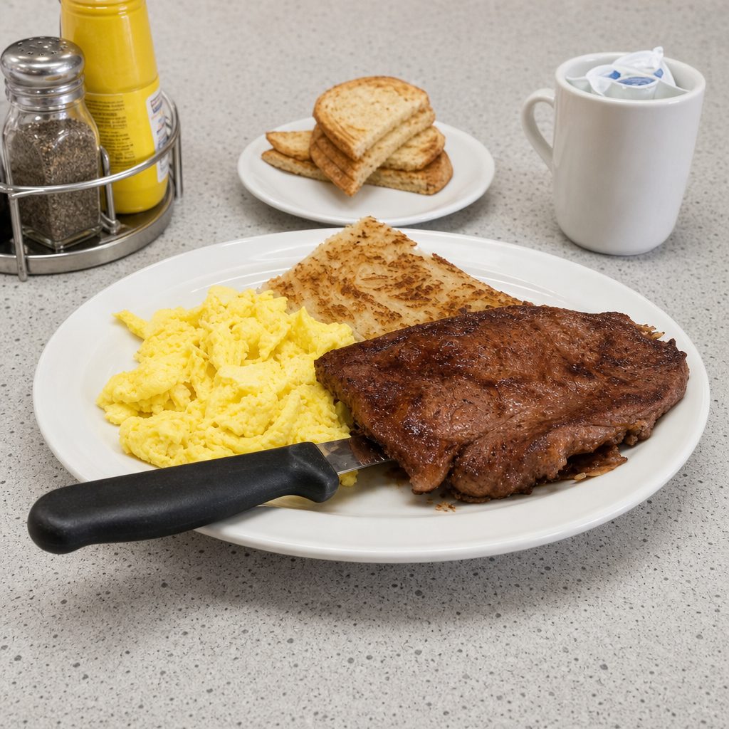 Steak & Eggs.